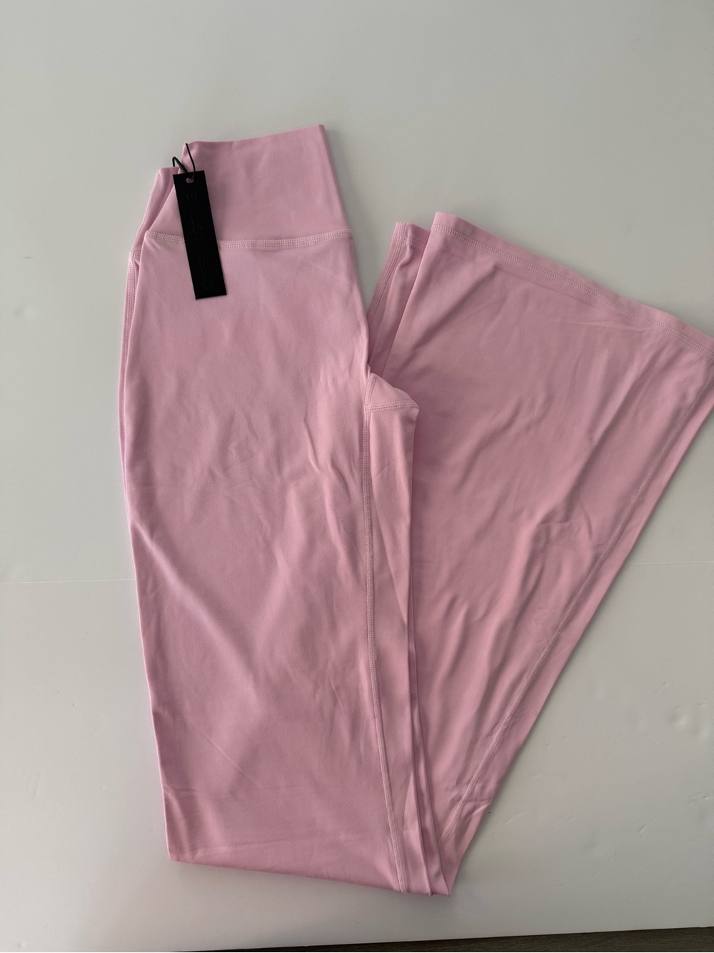 Oner Active SoftMotion Flared Bottoms with Grey Logo Chalk Pink S- Long Length